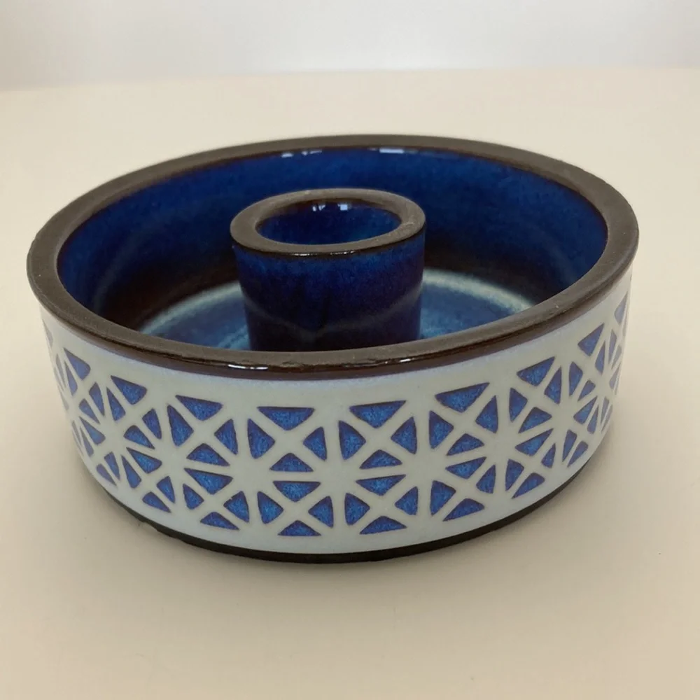 Royal Copenhagen THULE Series Candlestick Pair.